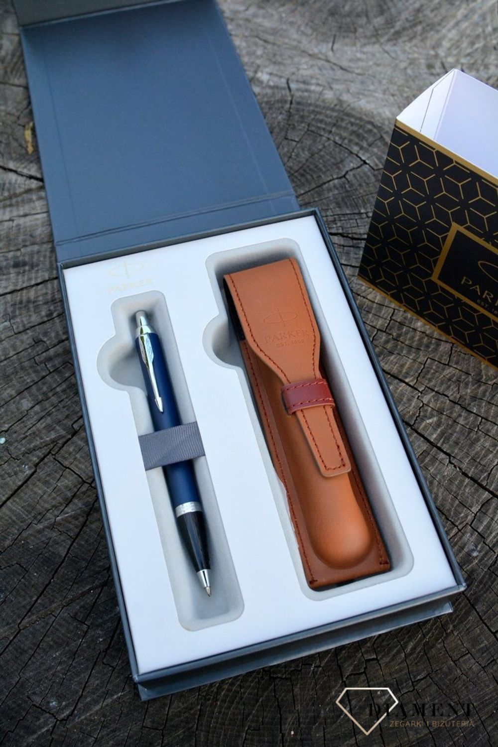 Zestaw prezentowy Parker niebieski długopis z etui gratis Grawer 1931668.  (6).JPG